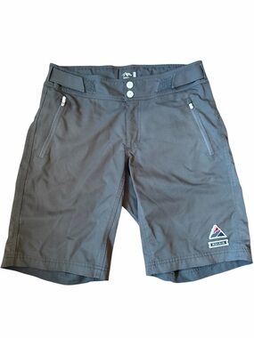 Maloja Gray Mountain Biking Athletic Shorts with Zip Pockets Size Small